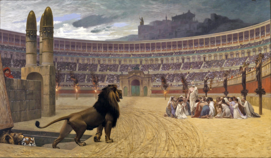 Perseguição aos Cristãos pelo Imperador Nero (Jean-Léon Gérôme (1824–1904))