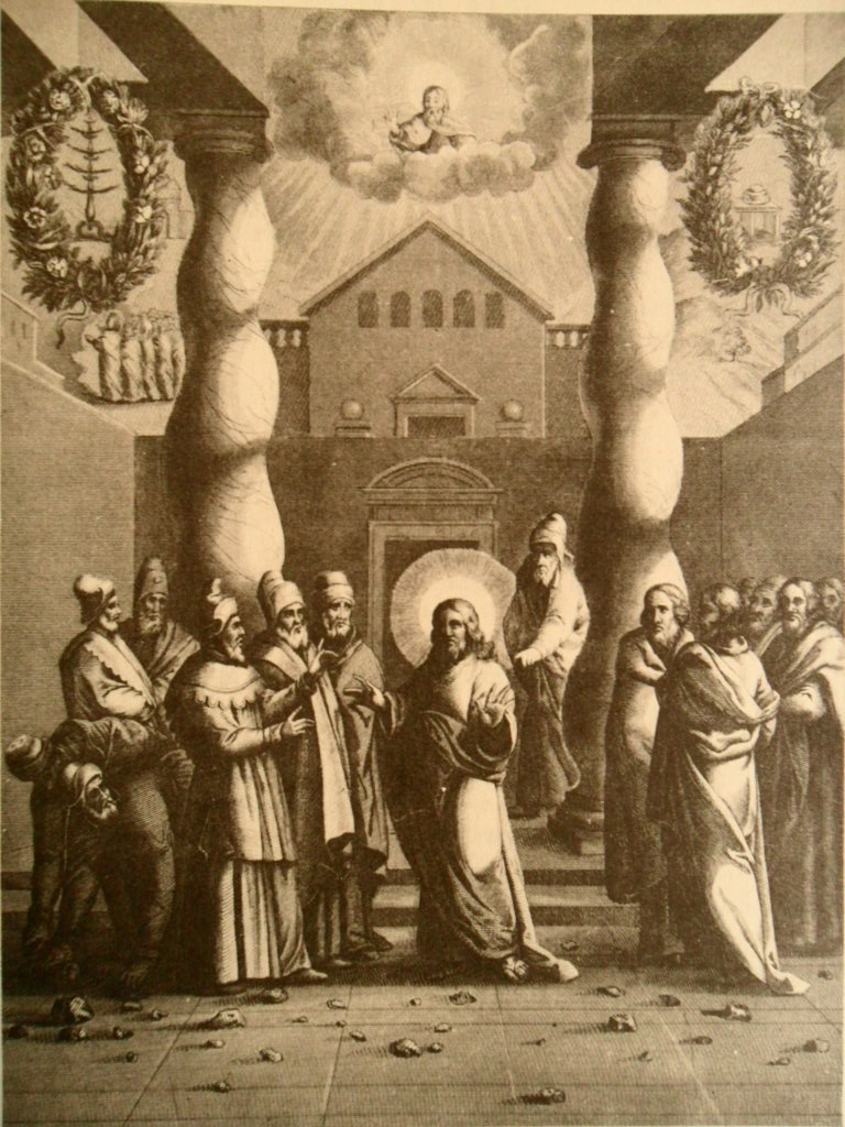 Jesus aos judeus: "Quem de vós poderá acusar-me de pecado?" (Jo 8, 46) Jesus aos judeus: "Quem de vós poderá acusar-me de pecado?" (Jo 8, 46)