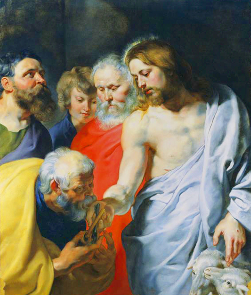 São Pedro e Jesus Cristo (Paul Rubens)