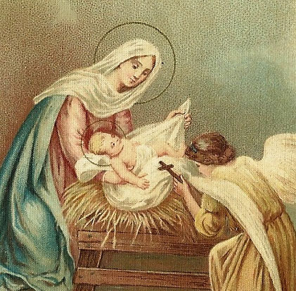 Resultado de imagem para jesus nasce menino santo afonso