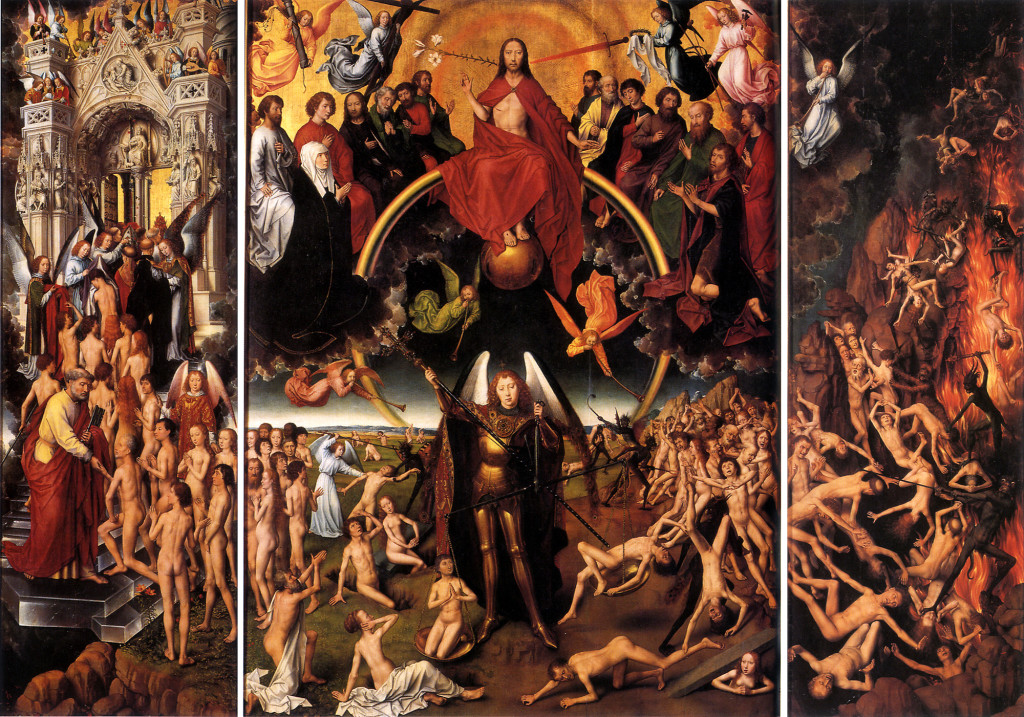 O Juízo Final, a vinda vitoriosa de Cristo (Hans Memling 1467–1471)