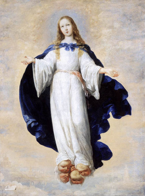 Imaculada Conceição de Maria por Bartolomé Esteban Murillo (1661)