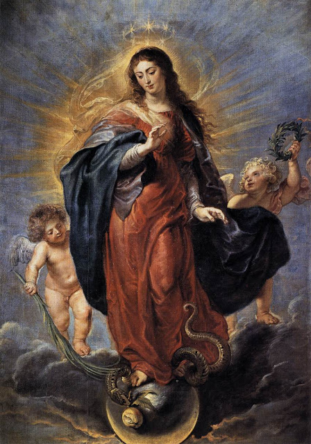 A Imaculada Conceição por Peter Paul Rubens (1627)