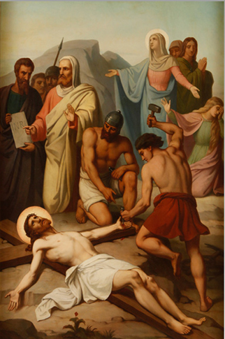 11ª Estação: Jesus é crucificado