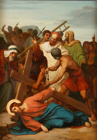 9ª Estação: Jesus cai pela terceira vez