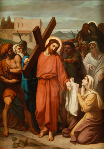2ª Estação: Jesus é carregado com a Cruz