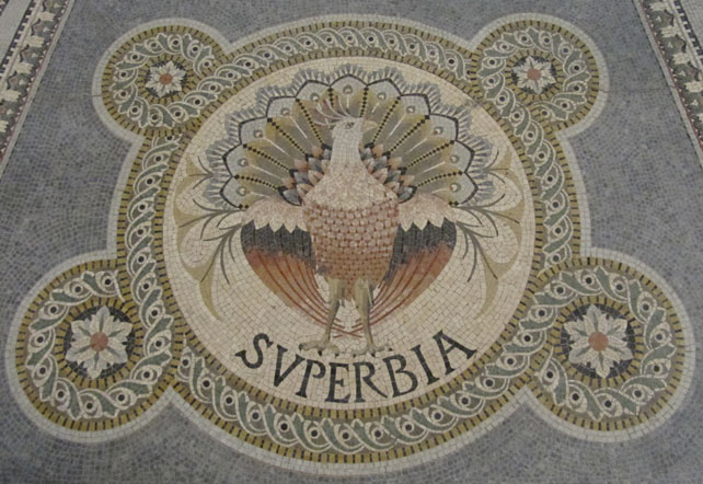 Soberba, mosaico da Basílica de Notre Dame