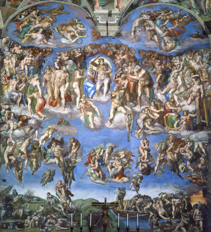 Juízo Universal, por Michelangelo
