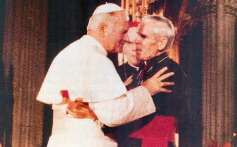 Encontro de Dom Fulton Sheen e São João Paulo II